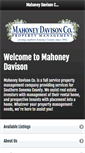 Mobile Screenshot of mahoneydavison.com